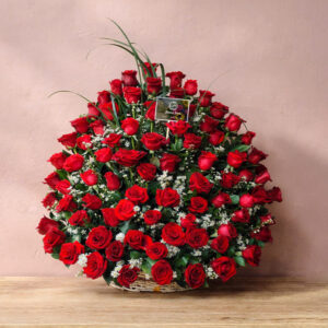 Arreglo Grande de Rosas Rojas – Presencia Elegante