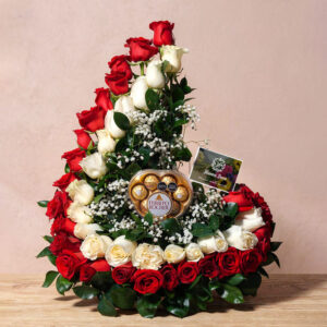 Arreglo de Cumpleaños con Rosas y Chocolates – Diseño Especial