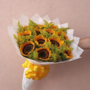 Bouquet Abundante de Girasoles – Brillo Natural