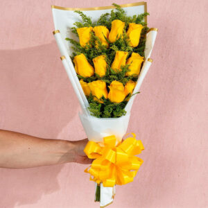 Bouquet de Rosas Amarillas – Alegría y Amistad